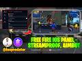 Fluorite iOS Free Fire OB53 iOS Panel 😱 |FF iOS Streamproof Panel | 100% Working Free Fire iOS Panel