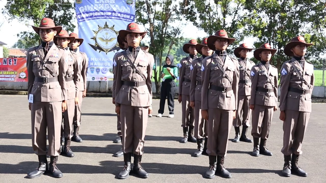 MERINDING! PASKIBRA SMKN  KARANGPUCUNG LKBB GIWANGKARA 2025