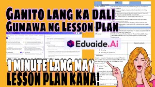 LESSON PLAN GENERATOR | EDUADE.AI screenshot 3