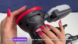 Шліфмашина ексцентрикова 125 мм, 300 Вт, 5000-12000 об./хв INTERTOOL WT-0541