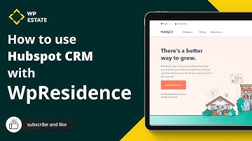 How to use Hubspot API CRM integration with WpResidence 3.6 Real Estate Theme