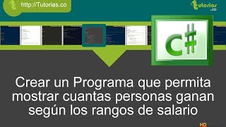 ciclo while -- visualStudio c#(contador rango de salarios)