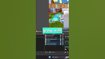 How To Group OBS Studio Sources