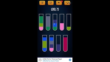 Water Sort Puzzle - Color Liquid Sorting Game Level 75 Solution