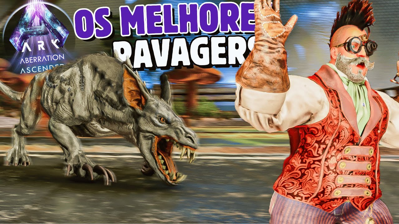 CONSTRUI NOSSA BASE E DOMEI OS MELHORES RAVAGERS Ep.2:Ark Aberration ...
