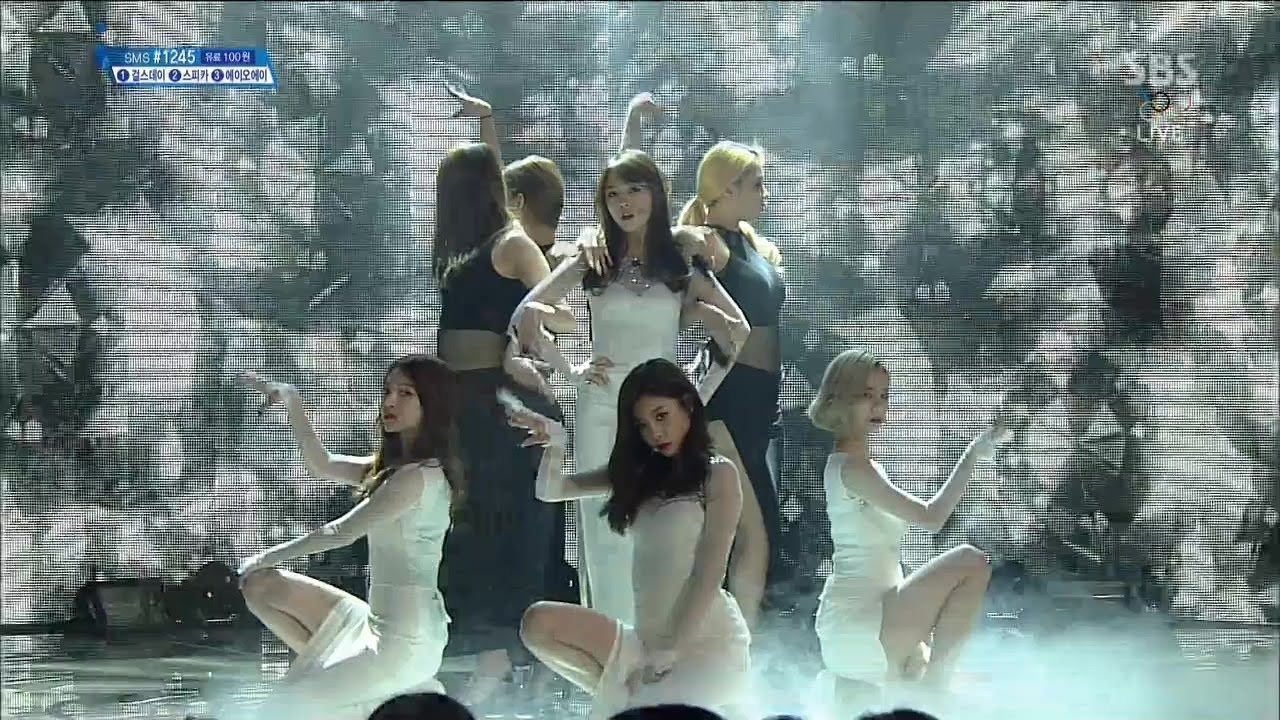 День Девушек, эротика гонки @ популярная песня Inkigayo 140209