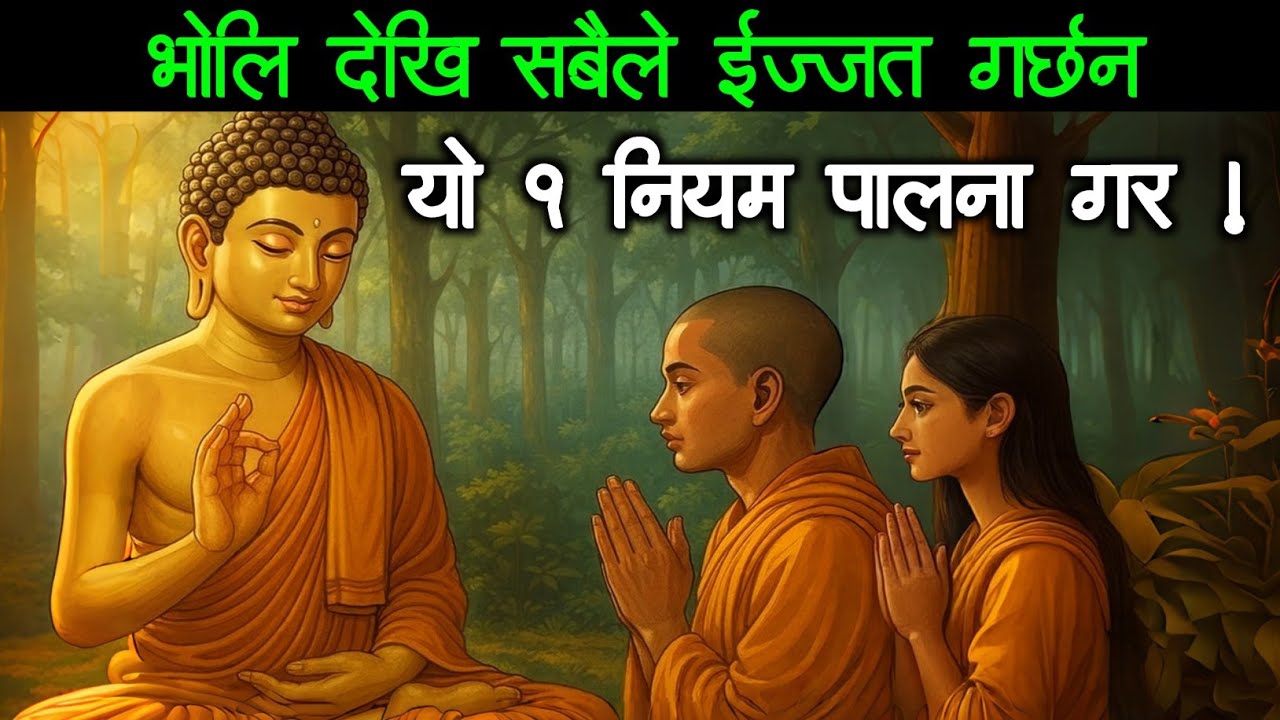 ईज्जत् पाउनको लागि गर्नुस पाँच काम — बुद्धको अमर सन्देश 