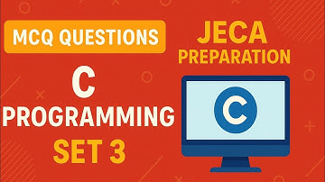 C Programming MCQs for JECA Exam 2025 | Important Questions & Answers Set 3 #wbjeca #jecaexam #wbjee