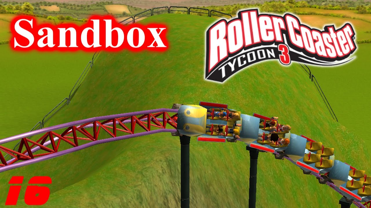 ROUND THE MOUNTAINSIDE | Let's Play RollerCoaster Tycoon 3 Sandbox Part