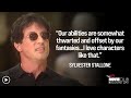 Sylvester Stallone on the characters he likes to portray