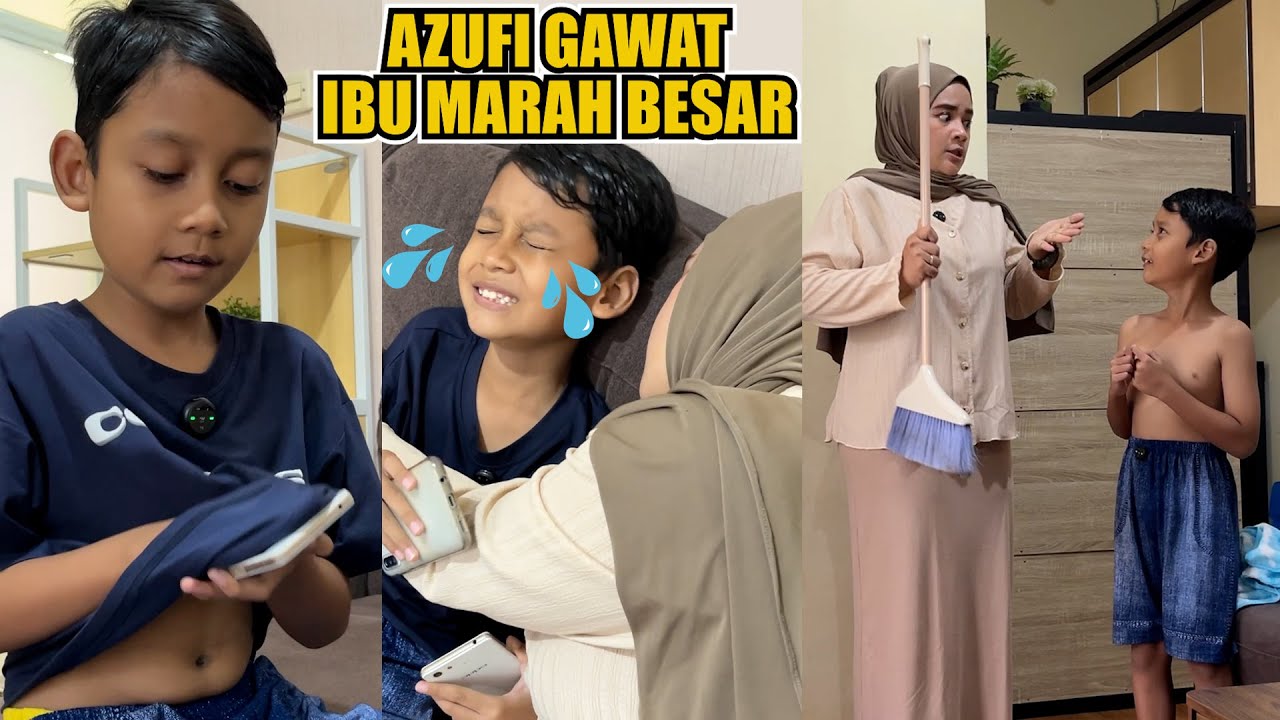 Azufi Mandi dan Simpan Handuk Sembarangan Bikin Ibu Tantrum Lagi