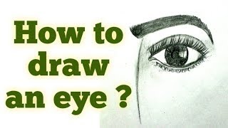 How to draw an eye 