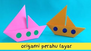 Cara Membuat Origami Perahu Layar yang mudah