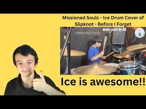 First Time Reaction To Missioned Souls - Ice Drum Cover of Slipknot - "Before I Forget."