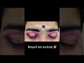 Tried this Bengali eye makeup look inspired by Durga Puja vibes 🔥Simple yet so powerful #makeup #fyp