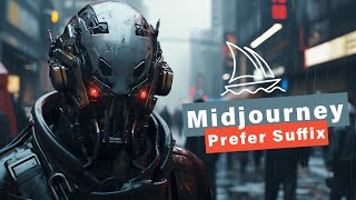 Prefer Suffix in Midjourney