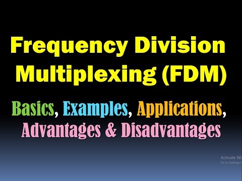 Frequency Division Multiplexing (FDM)- FDM Multiplexing-  FDM Example & Uses, Multiplexing- FDMA