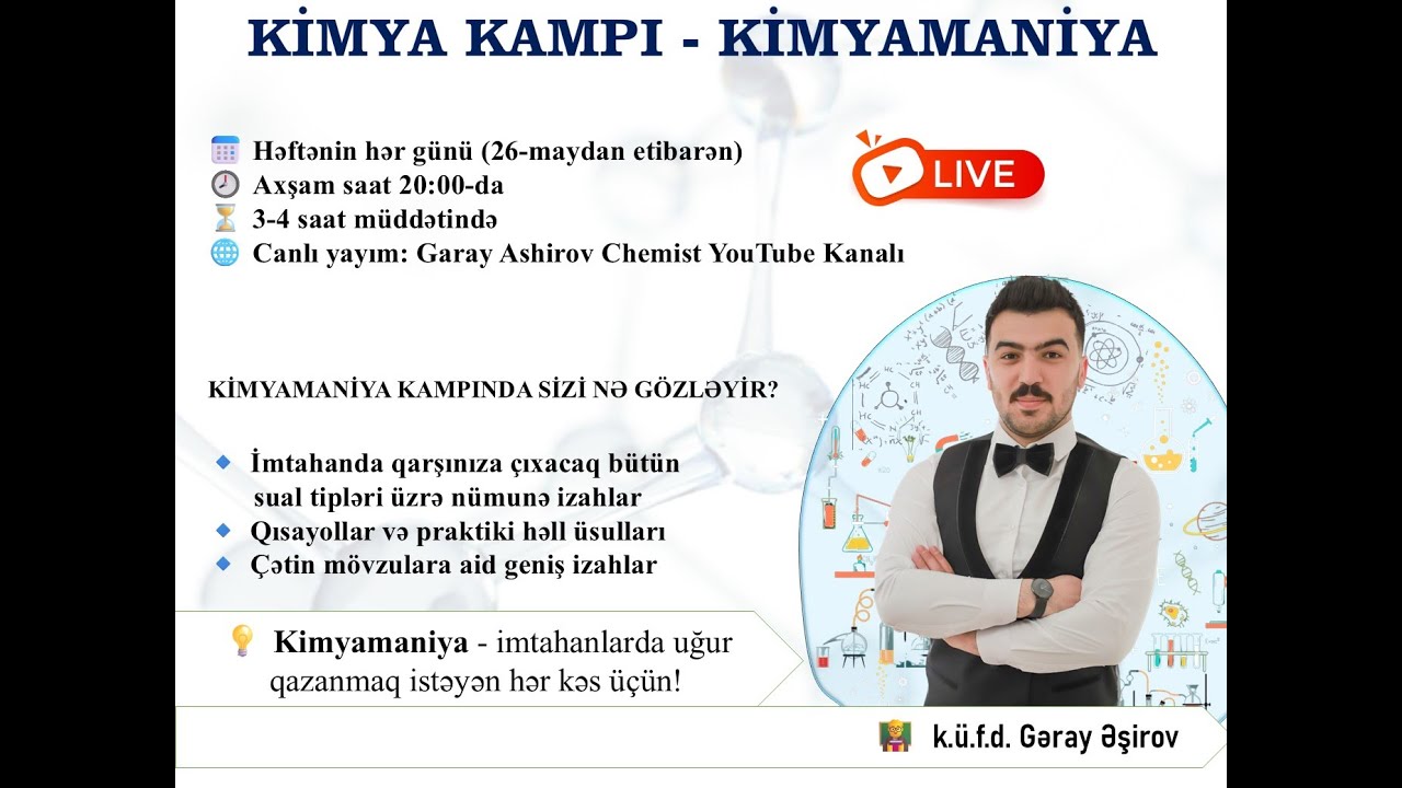 Kimya Kampı - KİMYAMANİYA - I