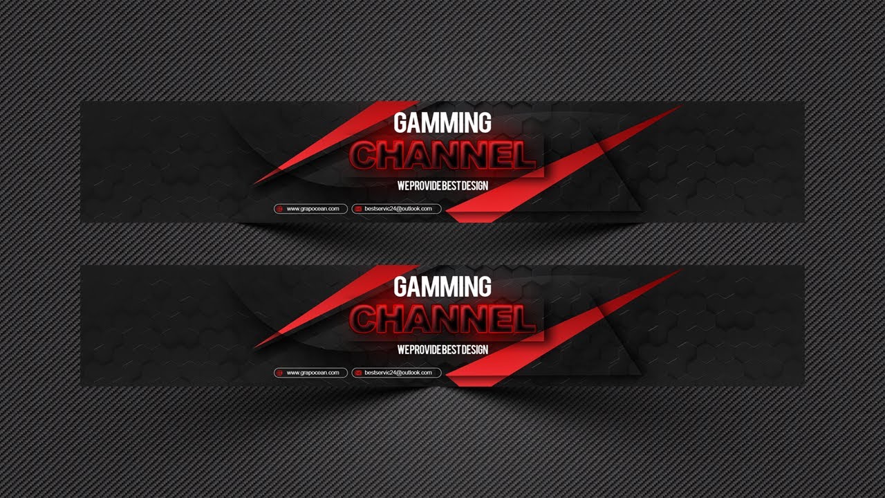 How to Make Creative YouTube Channel Banners | Adobe Photoshop Tutorial