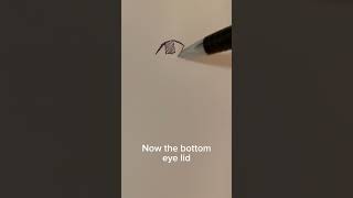 How to draw a basic eye• #art #tutorial #eye #anime