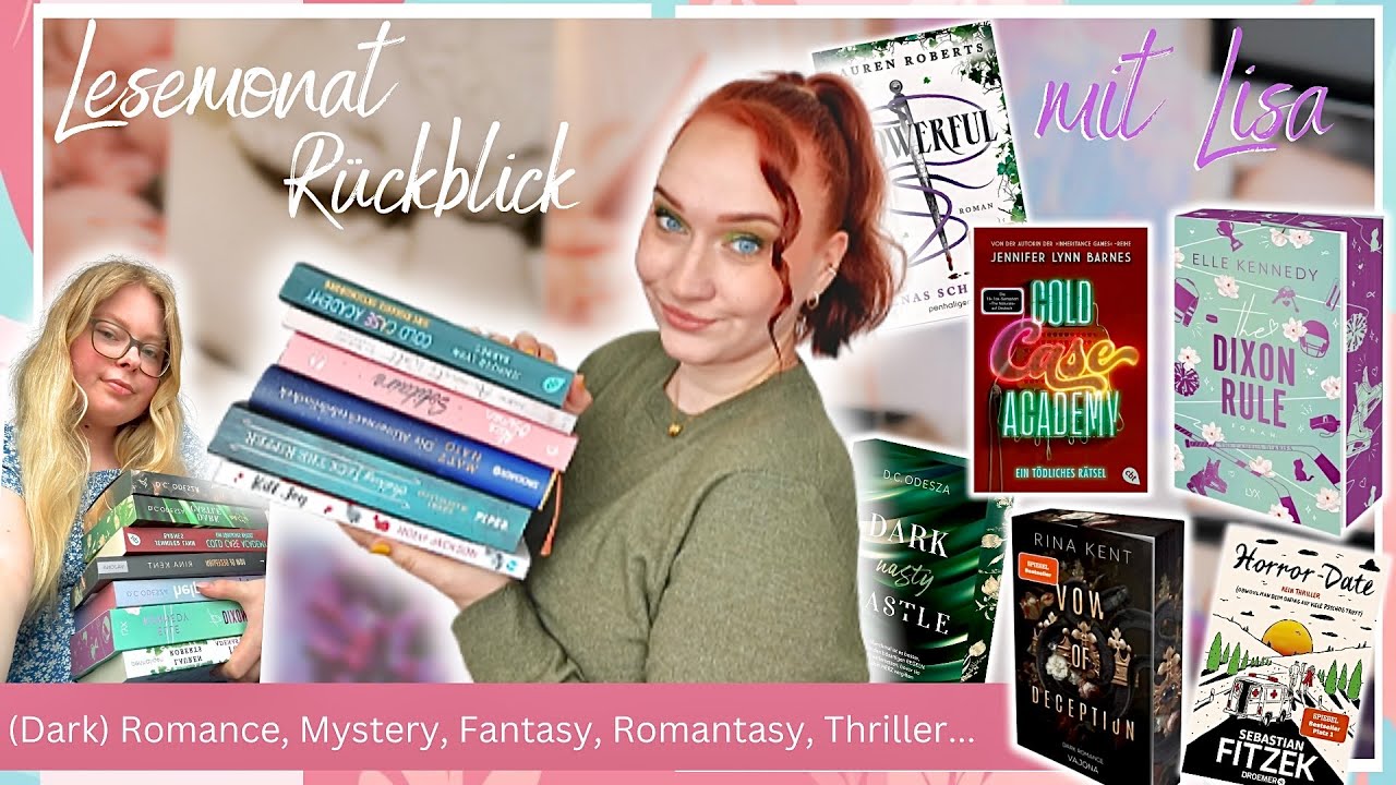 📚  Lesemonat Rückblick April/ Mai | Fantasy, Thriller, (Cozy) Crime, (Dark) Romance // DaisyAndYou
