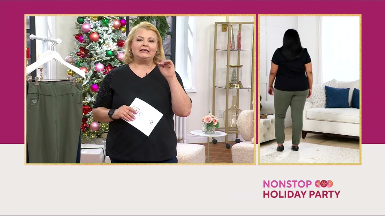 Quacker Factory DreamJeannes Flat Waistband Jogger on QVC