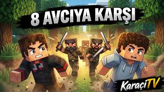 MINECRAFT MANHUNT ama 8 AVCIYA KARŞI! | Bölüm 2