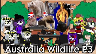 Murders Drones Character React To Australia Wildlife P3 by @moreparz