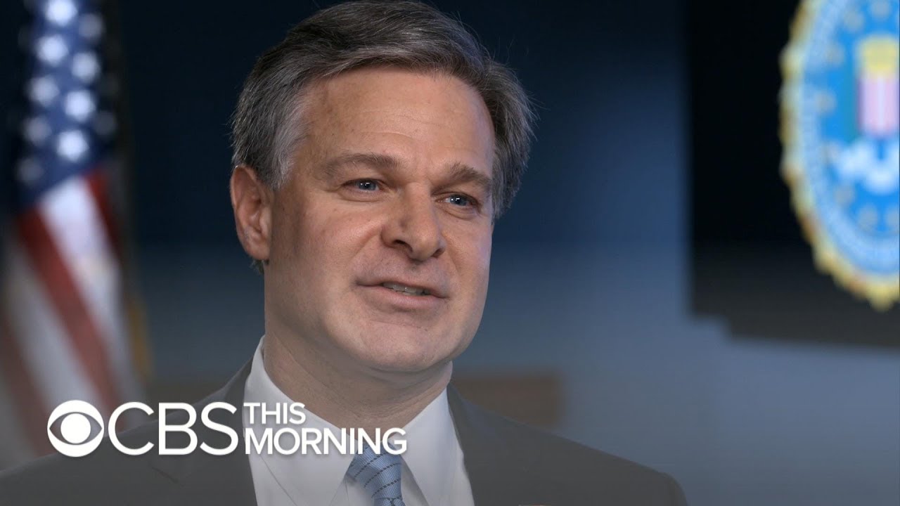 FBI director: China is "top priority" in counterintelligence mission