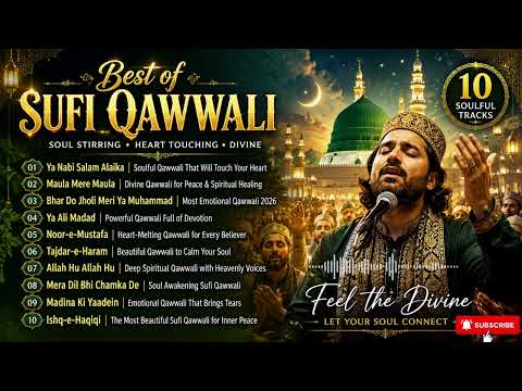 🌙 Best Sufi Qawwali Collection 2026 | Soulful Spiritual Music for Peace & Healing