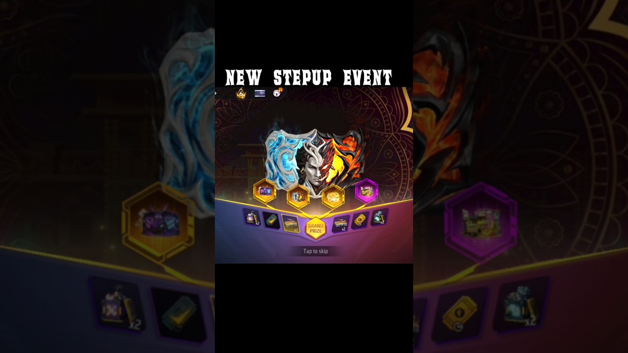 NEW STEP-UP  EVENT SPIN FREE FIRE |NEW STEP UP GLOO WALL EVENT SPIN FF NEW EVENT TODAY FF NEW EVENT