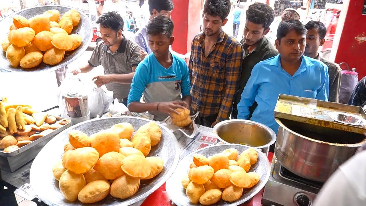 Chole Bhature Poori || Street Food | KikTV Network