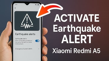 Activate Earthquake & Emergency Alerts on Xiaomi Redmi A5 (Android 15 & Later)