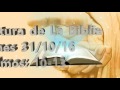 Lectura de La Biblia, Lunes 31/10/16; Salmos10-13