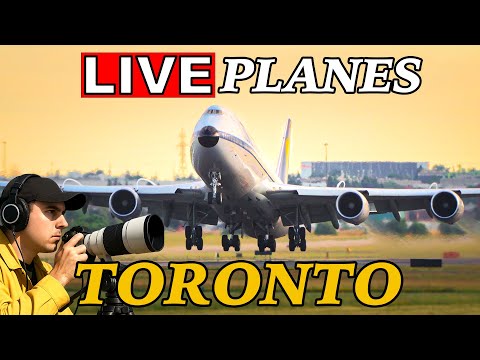🔴LIVE Toronto (YYZ) Airport! 747, 777 and more! July 23!