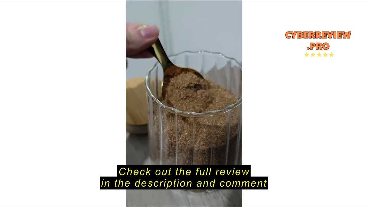 Review Viovian Glass Storage Coffee Container 650ml(22 FL OZ) Glass Coffee Nuts Canister Glass Jar w