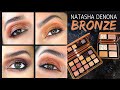 ✨New✨ Natasha Denona Bronze Eyeshadow Palette | 4 Looks & Live Swatches + Bronze Face Glow Demo