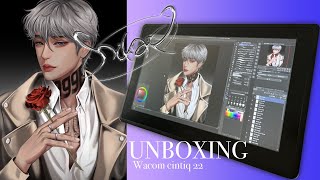 Unboxing 📦 Wacom Cintiq 22 , วาดรูป 🪄 | Hikarity