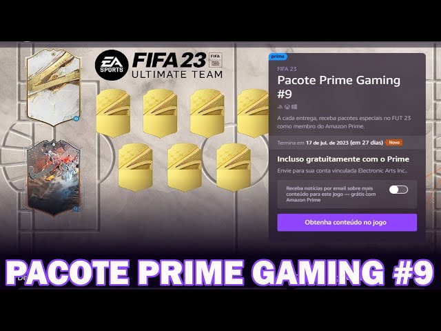 FIFA 23 dá recompensa gratuita com Prime Gaming; veja como pegar