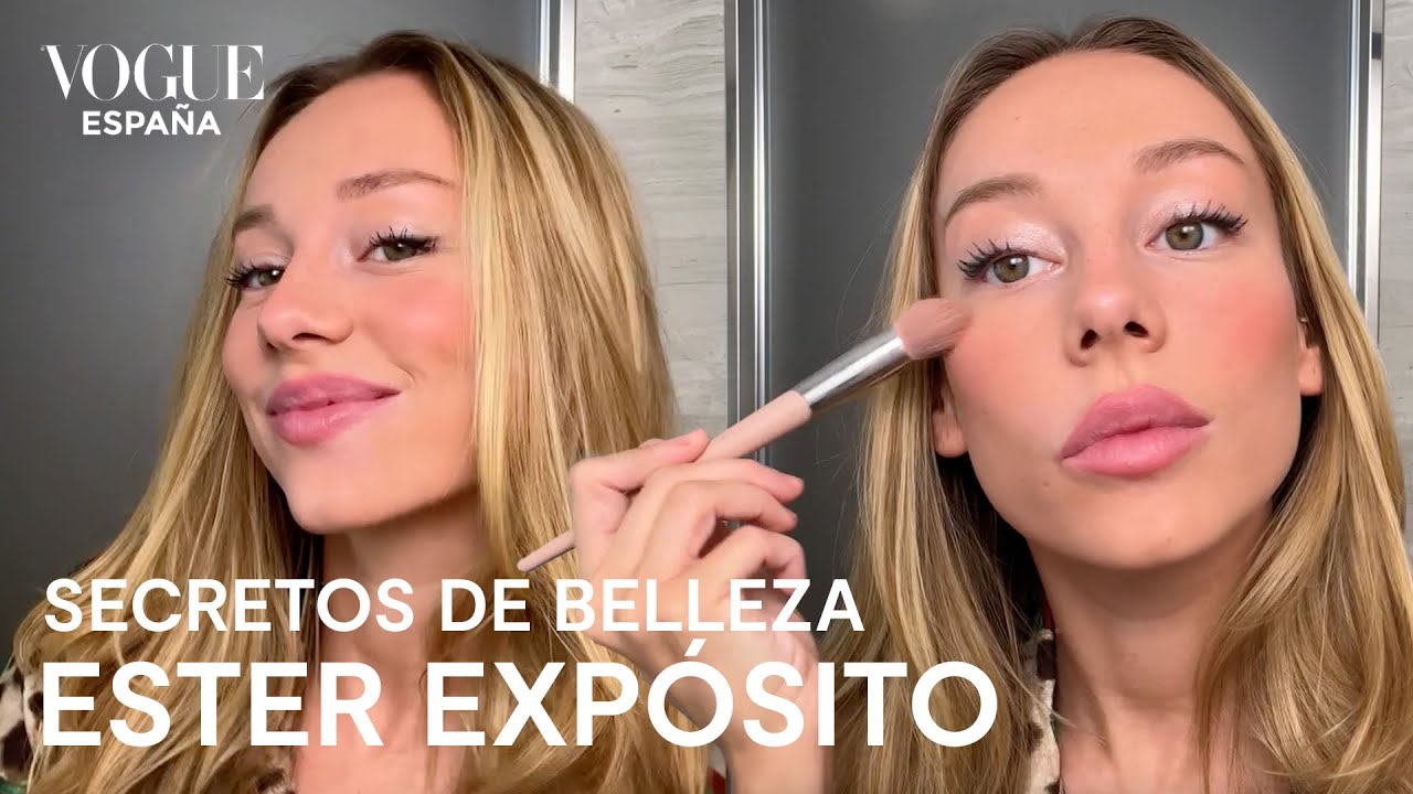 Ester Expósito: skincare y maquillaje glowy con pequitas, Secretos de  Belleza