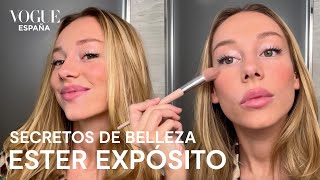 Ester Expósito: skincare y maquillaje glowy con pequitas  | Secretos de Belleza | VOGUE España