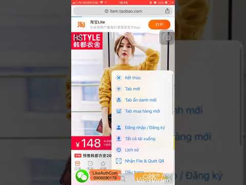 Hướng dẫn tải video, clip trên Taobao, 1688 bằng điện thoại | Foci