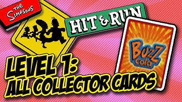 Level 1 - all COLLECTOR CARDS | The Simpsons: Hit & Run 100% GUIDE