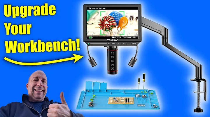Now I Can See the PCBs on my Workbench! Tomlov 4K Digital Microscope Review and Demo