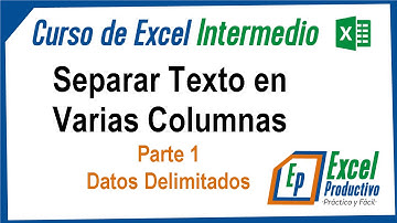 Excel Intermedio: Separar Texto en Columnas | Parte 1
