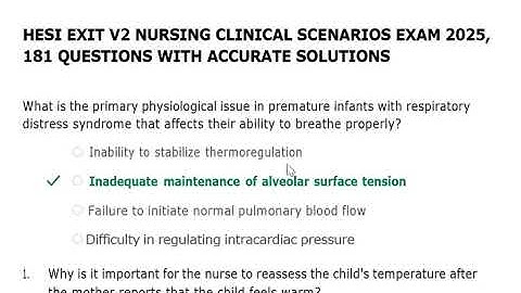 HESI RN EXIT EXAM WITH NGN LATEST VERSION B 2025/ ANSWERS