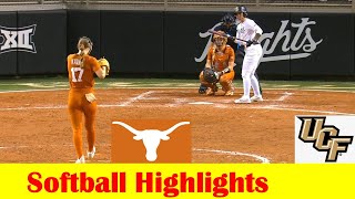 #2 Texas vs UCF Softball Game 1 Highlights, March 22 2024
