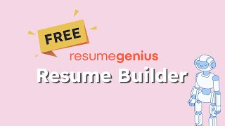 Use Resume Genius Resume Builder FOR FREE - Here