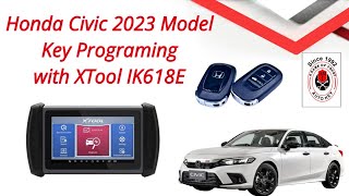 Honda Civic 2023 Model key programing with XTool IK618E