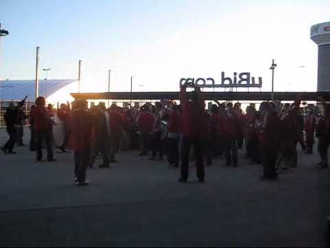 Red Patch Boys Entering Gillette Stadium